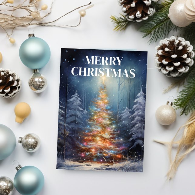 Weihnachtsbaumkarte Feiertagskarte (Von Creator hochgeladen)