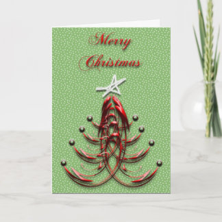 Weihnachtsbaumkarte Feiertagskarte