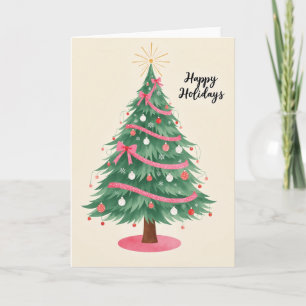 Weihnachtsbaumkarte zum Fest der Liebe Karte