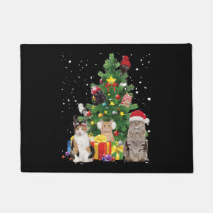 Weihnachtsbaumkatzen - Katzenschwitzer Fußmatte
