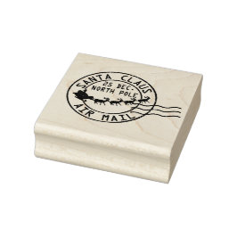 Weihnachtsbaumkautschuk-Briefmarke - Weihnachtsman Gummistempel