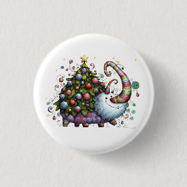 Weihnachtsbaumknopf Button