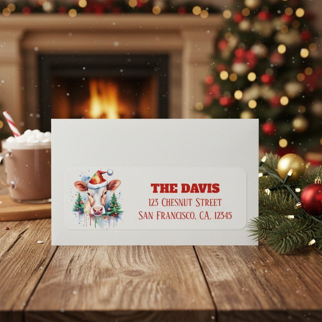Weihnachtsbaumkuh - Rücksendeadresse (Von Creator hochgeladen)