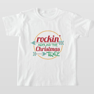 Weihnachtsbaumkunstkinder unisex T - Shirt