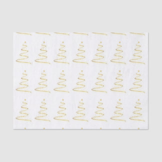 Weihnachtsbaumkunstzettel Seidenpapier