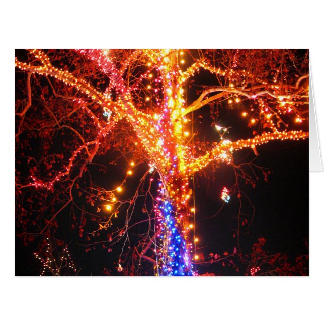 Weihnachtsbaumleuchten Abstrakt (Vorderseite (Horizontal))