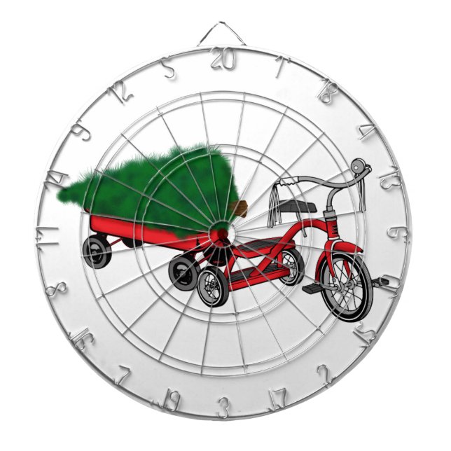 Weihnachtsbaumlieferung Dartscheibe (vorne)