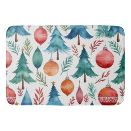 Weihnachtsbaummuster Badematte