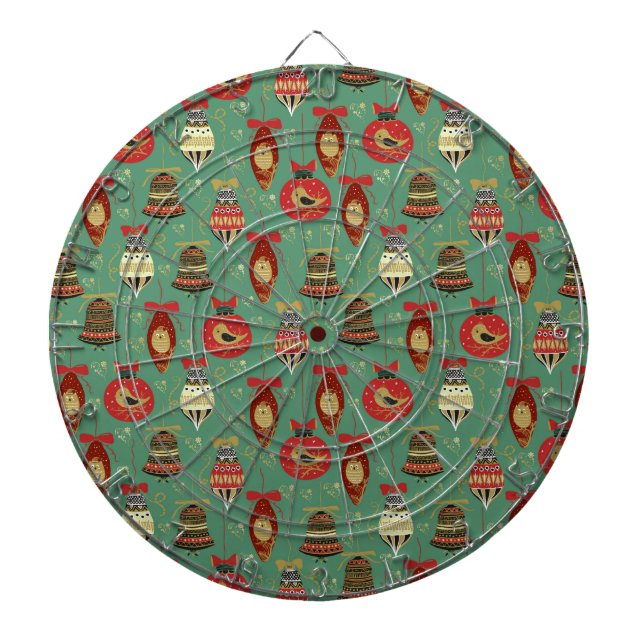 Weihnachtsbaummuster Dartscheibe (vorne)