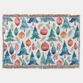 Weihnachtsbaummuster Decke