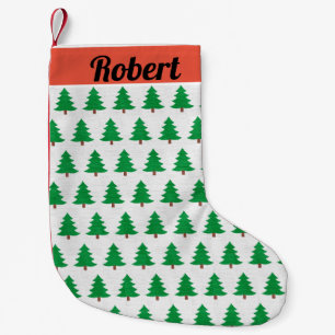Weihnachtsbaummuster - kleiner weihnachtsstrumpf