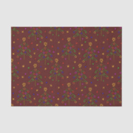 Weihnachtsbaummuster Seidenpapier