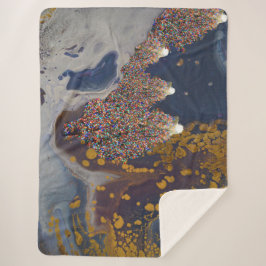 Weihnachtsbaummuster Sherpadecke