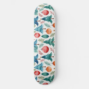 Weihnachtsbaummuster Skateboard