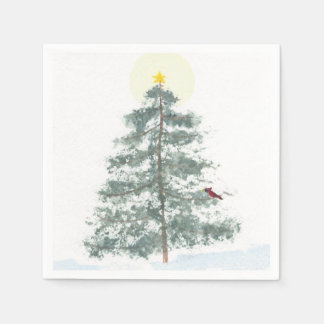 Weihnachtsbaumnapkins Serviette