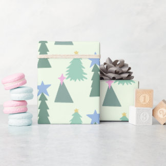 Weihnachtsbaumpapier Geschenkpapier