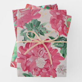 Weihnachtsbaumpapier Geschenkpapier Set
