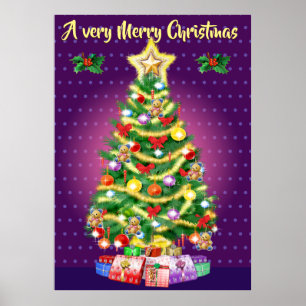 Weihnachtsbaumposter Weihnachten Poster
