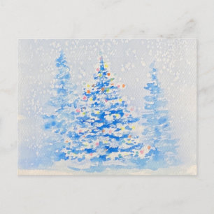 Weihnachtsbaumpostkarte Postkarte