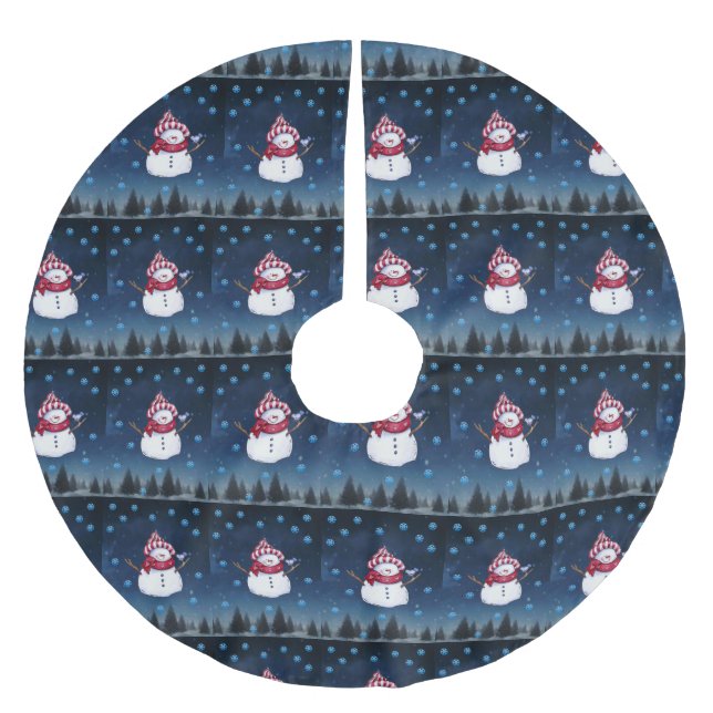 Weihnachtsbaumrock Polyester Weihnachtsbaumdecke (Vorderseite)