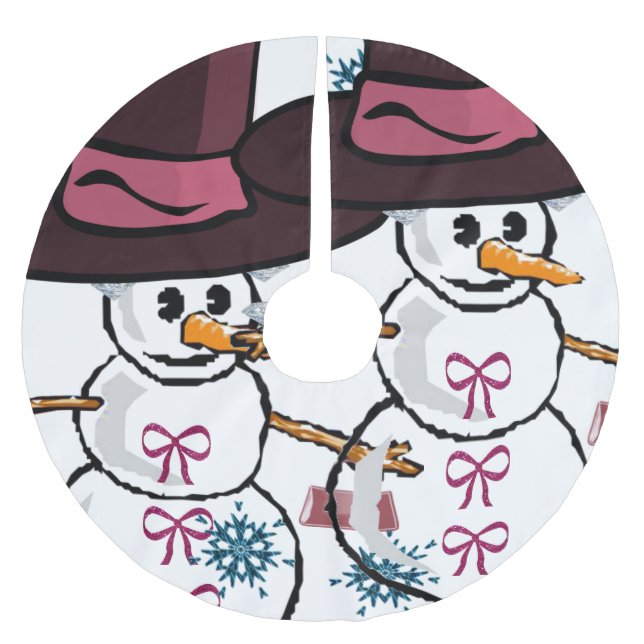 Weihnachtsbaumrock Polyester Weihnachtsbaumdecke (Vorderseite)