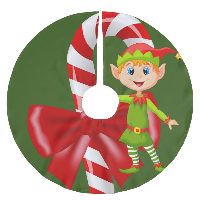 Weihnachtsbaumrock Polyester Weihnachtsbaumdecke (Vorderseite)