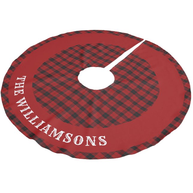 Weihnachtsbaumrock Polyester Weihnachtsbaumdecke (Schrägansicht)