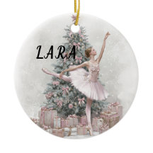 Weihnachtsbaumschmuck Ballerina – mit Namen