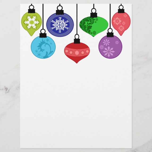 Weihnachtsbaumschmuck Flyer (Vorne)