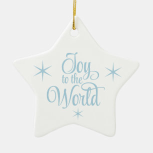 Weihnachtsbaumschmuck Freude der Welt Keramik Ornament