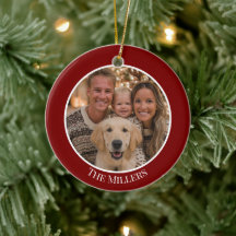Weihnachtsbaumschmuck Fügen Sie Ihr Foto und Text