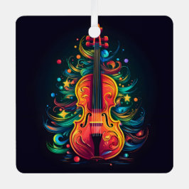 Weihnachtsbaumschmuck für die Weihnachtsvioline Ornament Aus Metall