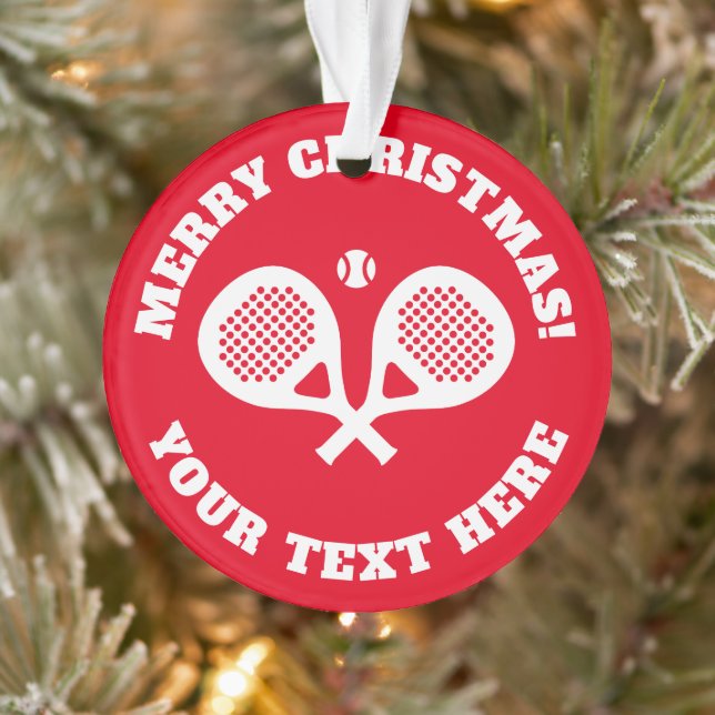 Weihnachtsbaumschmuck für Paddelspieler Ornament (Baum)