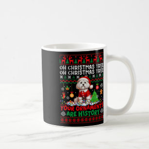 Weihnachtsbaumschmuck ist Geschichte Sweater Santa Kaffeetasse