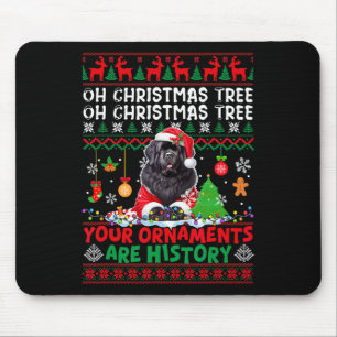 Weihnachtsbaumschmuck ist Geschichte Sweater Santa Mousepad