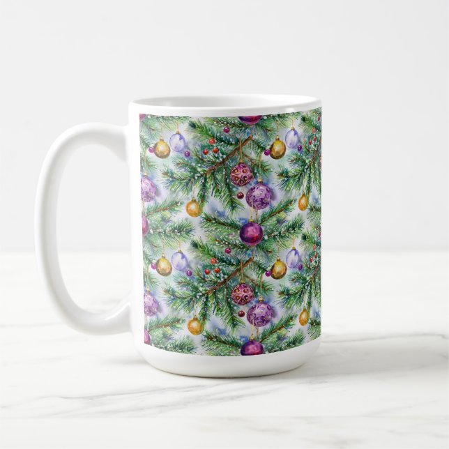 Weihnachtsbaumschmuck Kaffeetasse (Links)