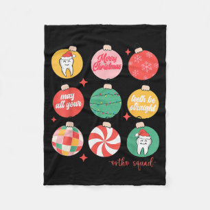 Weihnachtsbaumschmuck Kieferorthopädie Ortho-Trupp Fleecedecke