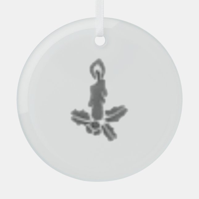 Weihnachtsbaumschmuck Kunst und Design Ornament Aus Glas (Vorderseite)