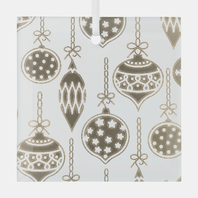 Weihnachtsbaumschmuck Kunst und Design Ornament Aus Glas (Vorderseite)