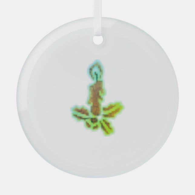 Weihnachtsbaumschmuck Kunst und Design Ornament Aus Glas (Vorderseite)