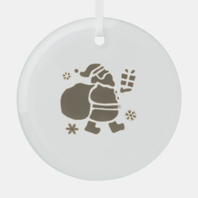 Weihnachtsbaumschmuck Kunst und Design Ornament Aus Glas (Vorderseite)