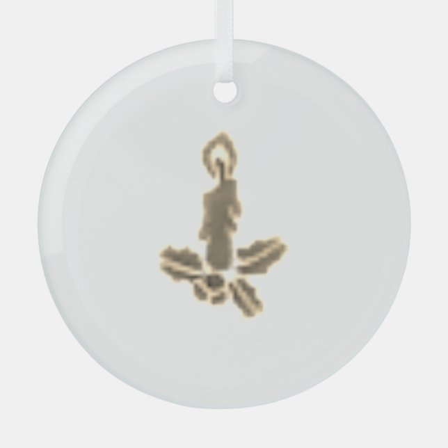 Weihnachtsbaumschmuck Kunst und Design Ornament Aus Glas (Vorderseite)