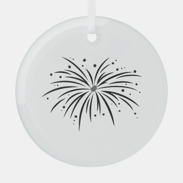 Weihnachtsbaumschmuck Kunst und Design Ornament Aus Glas (Vorderseite)