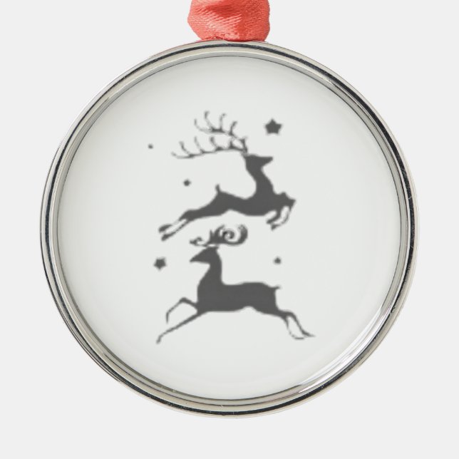 Weihnachtsbaumschmuck Kunst und Design Ornament Aus Metall (Vorne)