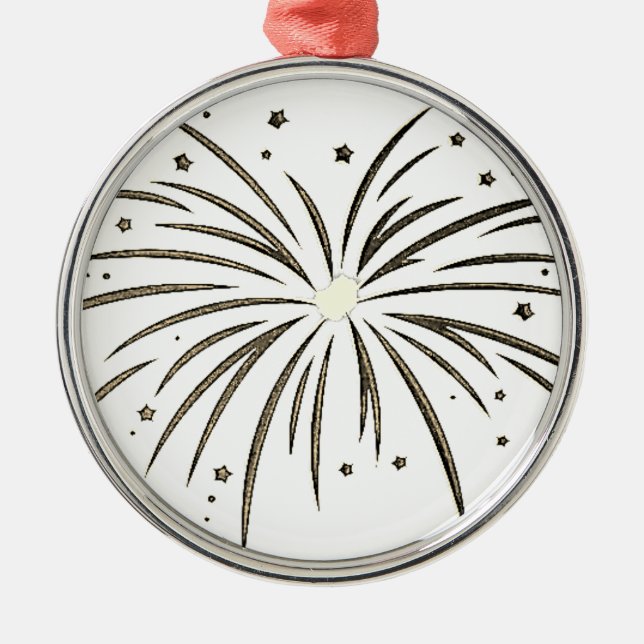 Weihnachtsbaumschmuck Kunst und Design Ornament Aus Metall (Vorne)