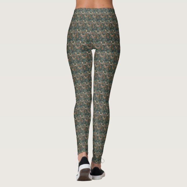 Weihnachtsbaumschmuck Leggings (Rückseite)