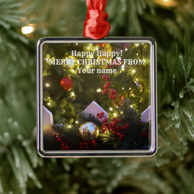 Weihnachtsbaumschmuck Ornament Aus Metall (Baum)