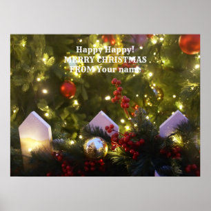 Weihnachtsbaumschmuck Poster
