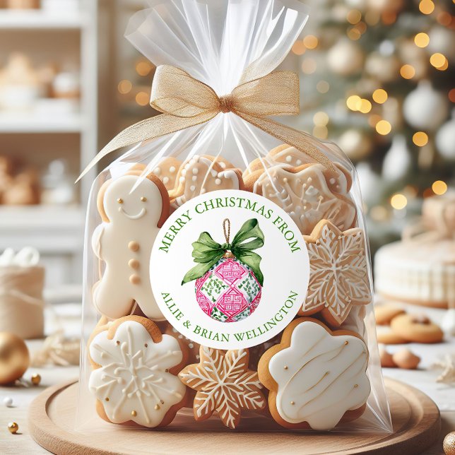 Weihnachtsbaumschmuck Runder Aufkleber (Von Creator hochgeladen)