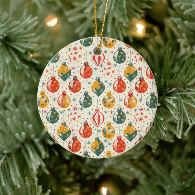 Weihnachtsbaumschmuck Vintag Keramik Ornament (Baum)